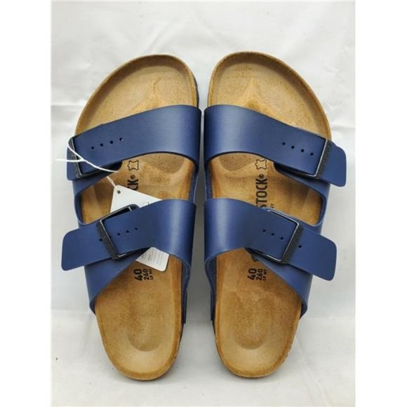 Birkenstock Unisex Regular Fit Blue Birko-Flor Sandals NWT Women & Men’s